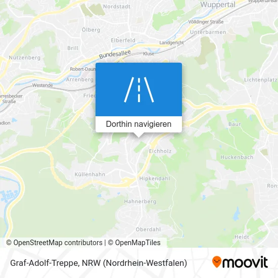 Graf-Adolf-Treppe Karte