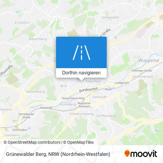 Grünewalder Berg Karte