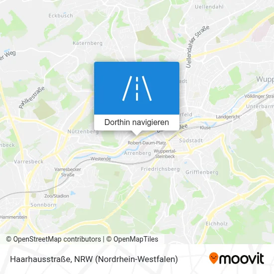 Haarhausstraße Karte