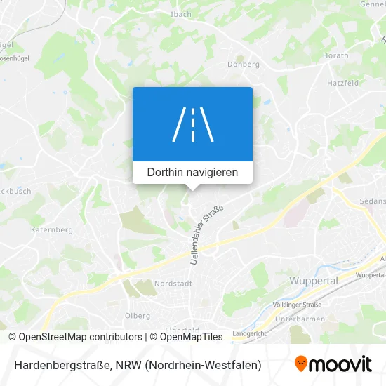 Hardenbergstraße Karte