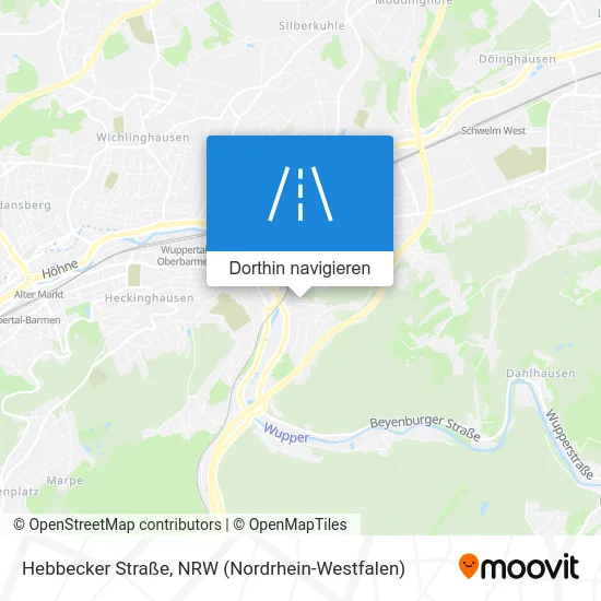 Hebbecker Straße Karte