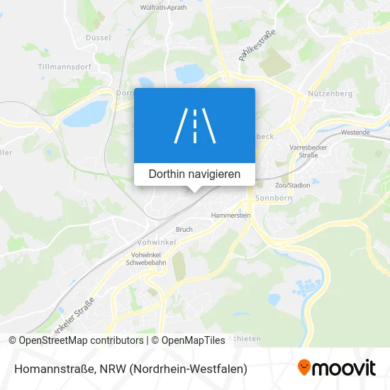 Homannstraße Karte