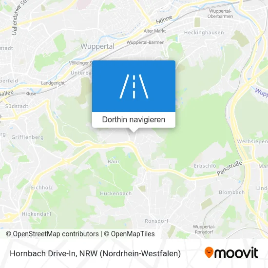 Hornbach Drive-In Karte