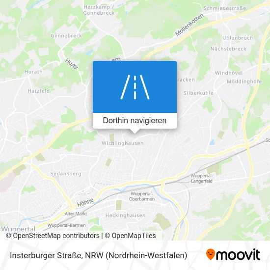 Insterburger Straße Karte