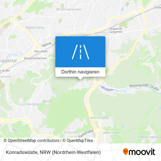 Konradswüste Karte