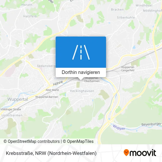 Krebsstraße Karte