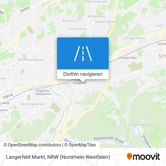 Langerfeld Markt Karte