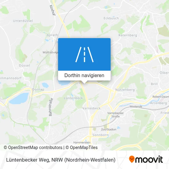 Lüntenbecker Weg Karte