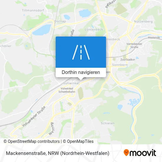 Mackensenstraße Karte
