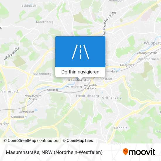 Masurenstraße Karte