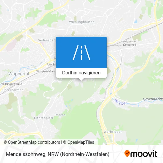 Mendelssohnweg Karte