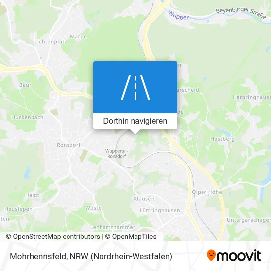 Mohrhennsfeld Karte