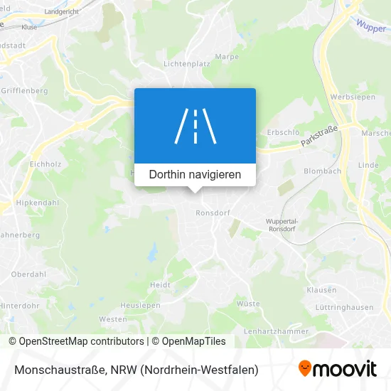 Monschaustraße Karte