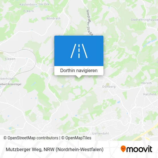 Mutzberger Weg Karte