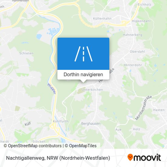 Nachtigallenweg Karte