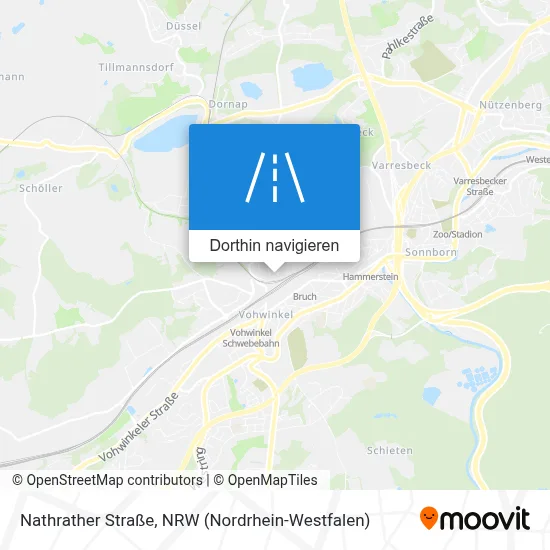 Nathrather Straße Karte