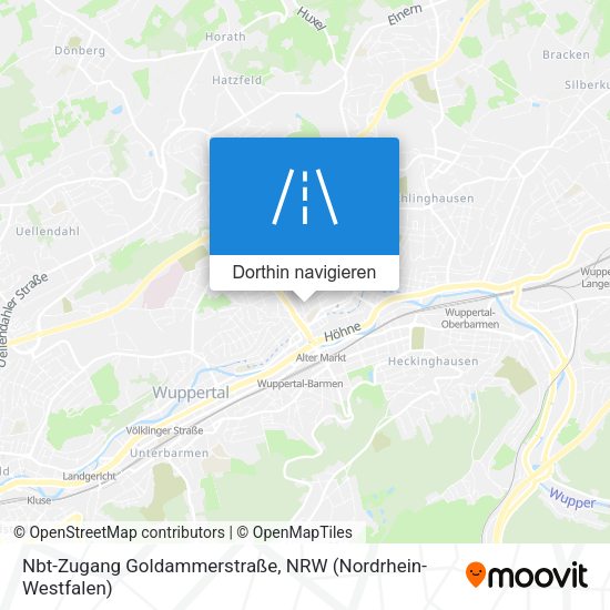 Nbt-Zugang Goldammerstraße Karte