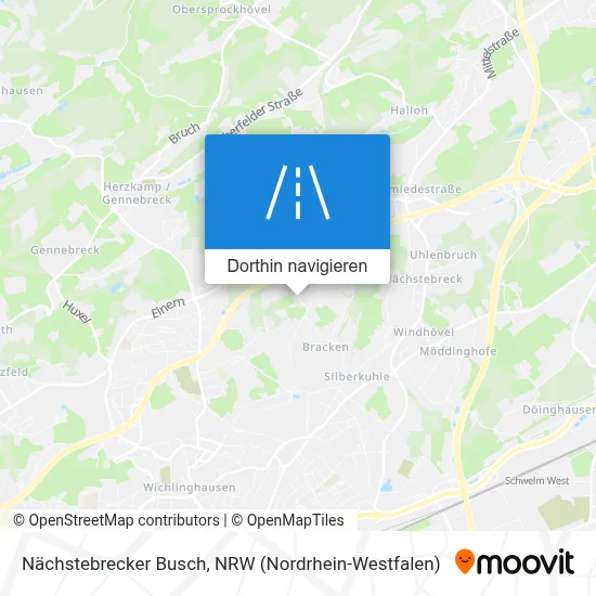 Nächstebrecker Busch Karte