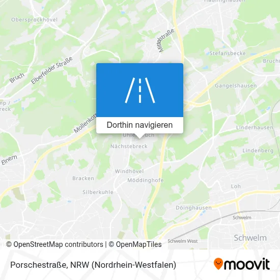 Porschestraße Karte