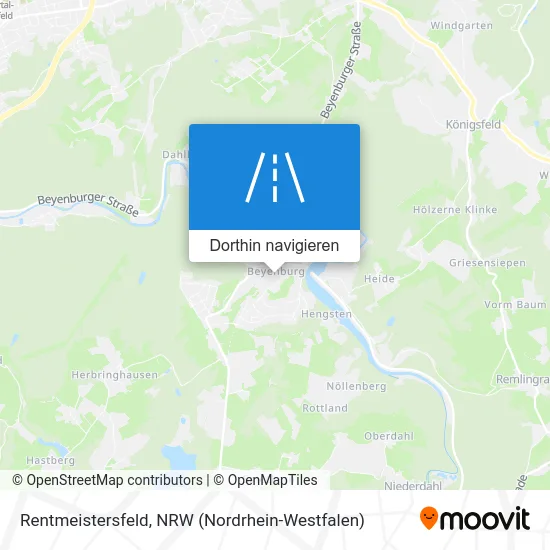 Rentmeistersfeld Karte