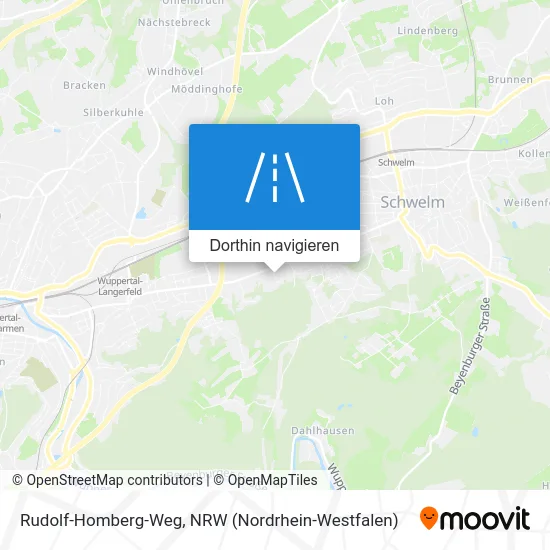 Rudolf-Homberg-Weg Karte