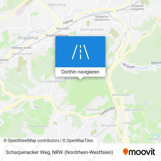 Scharpenacker Weg Karte