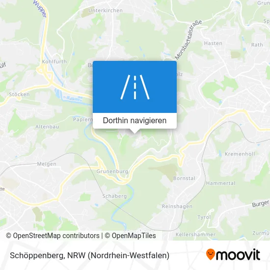 Schöppenberg Karte
