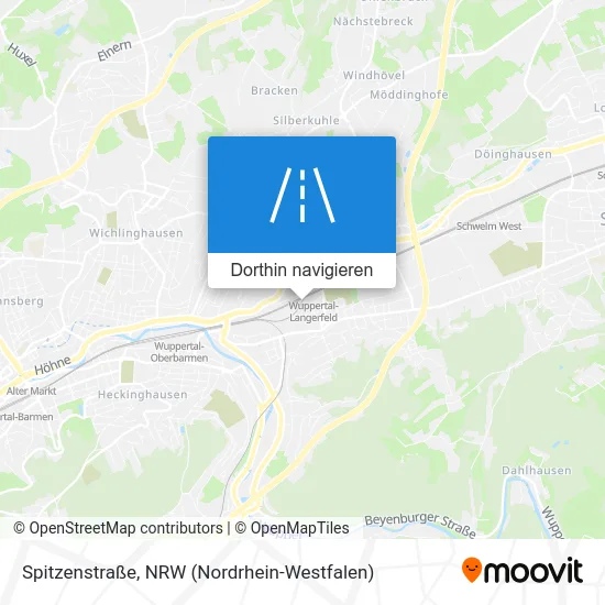 Spitzenstraße Karte