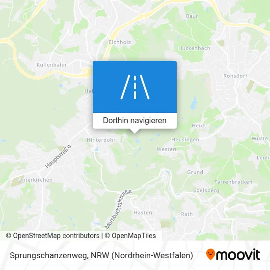 Sprungschanzenweg Karte