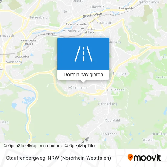 Stauffenbergweg Karte