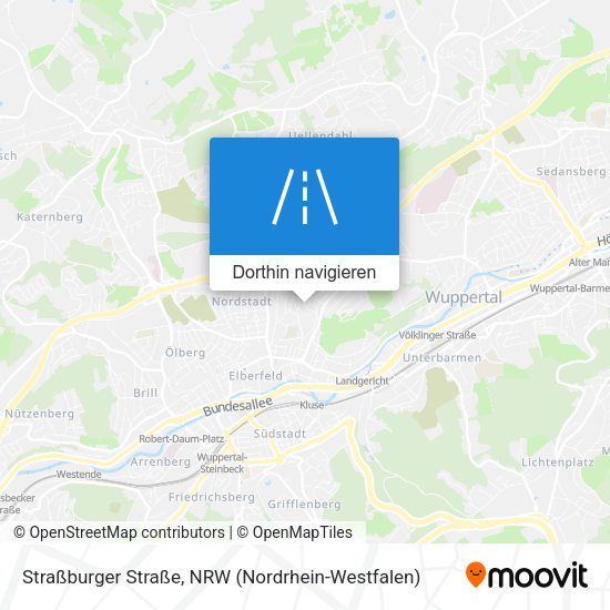 Straßburger Straße Karte