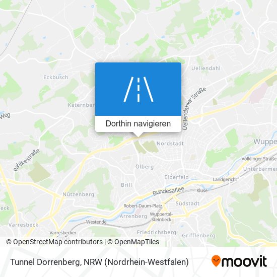 Tunnel Dorrenberg Karte