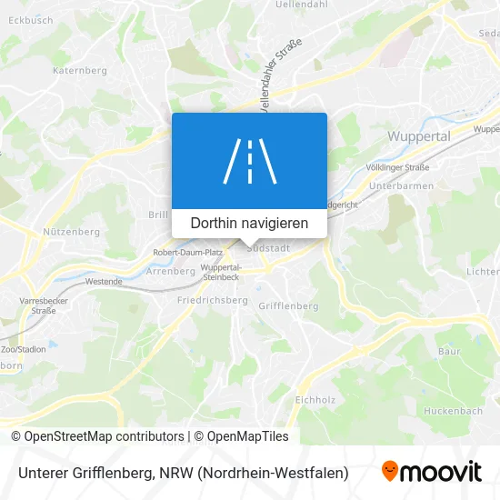 Unterer Grifflenberg Karte