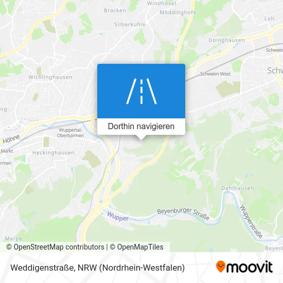 Weddigenstraße Karte