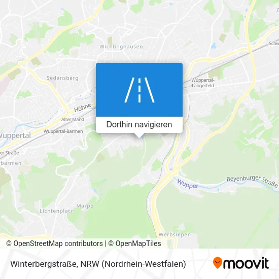 Winterbergstraße Karte