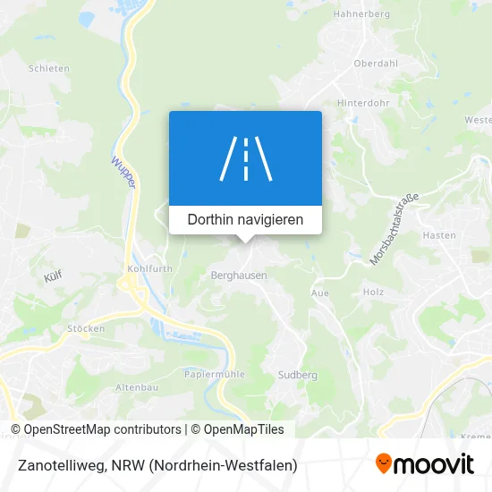 Zanotelliweg Karte