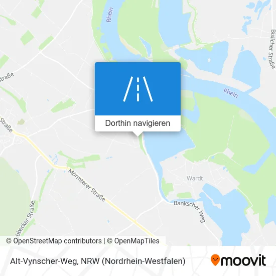 Alt-Vynscher-Weg Karte