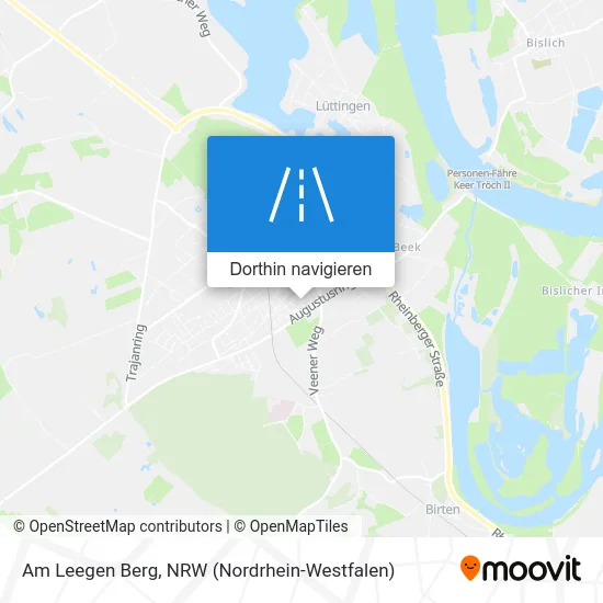 Am Leegen Berg Karte