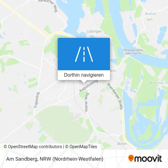 Am Sandberg Karte