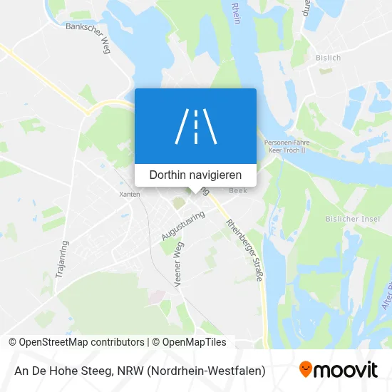 An De Hohe Steeg Karte