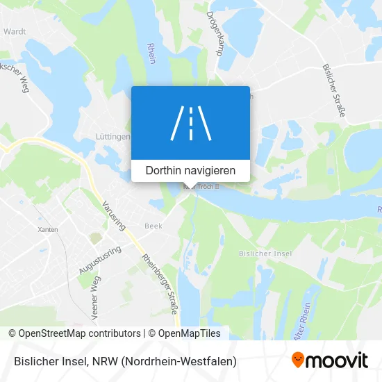 Bislicher Insel Karte