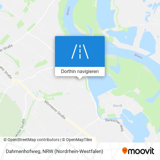 Dahmenhofweg Karte