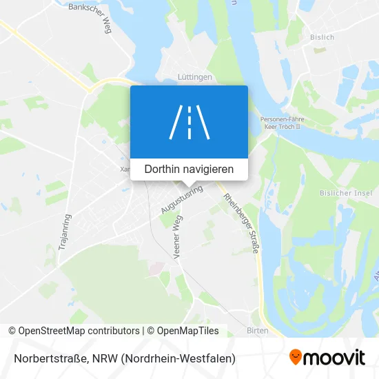 Norbertstraße Karte