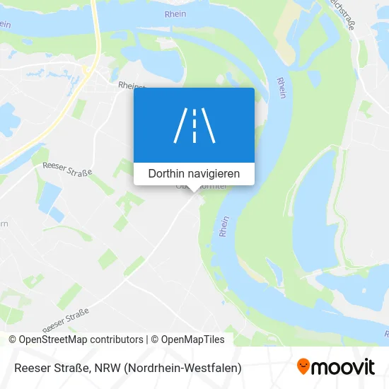 Reeser Straße Karte