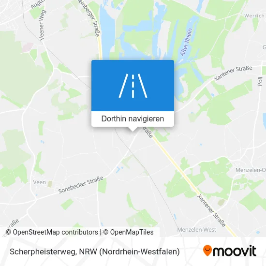 Scherpheisterweg Karte