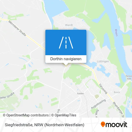 Siegfriedstraße Karte
