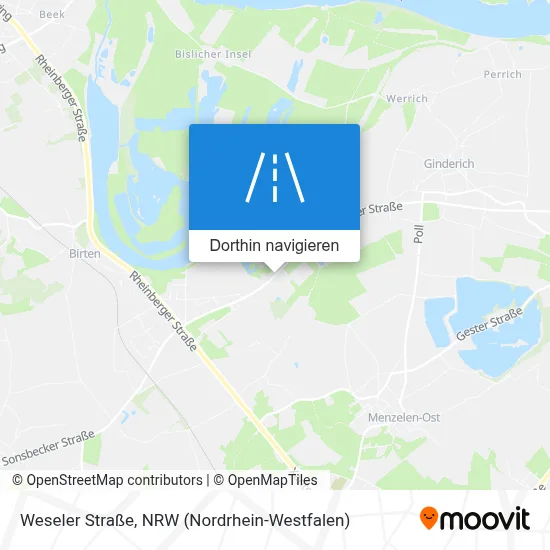 Weseler Straße Karte