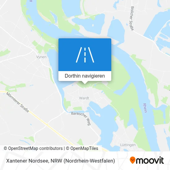 Xantener Nordsee Karte