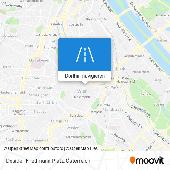 Desider-Friedmann-Platz Karte