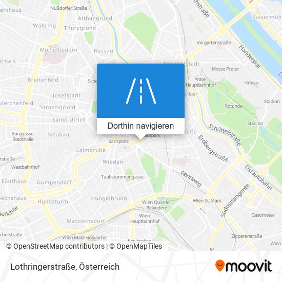 Lothringerstraße Karte